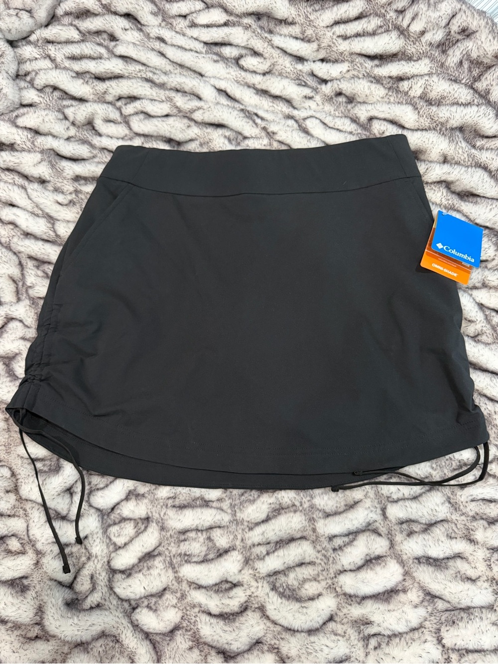 Columbia Black Women's Active Skort with Side Drawcord